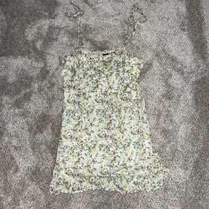 Wild Fable Floral Print Dress with Spaghetti Straps